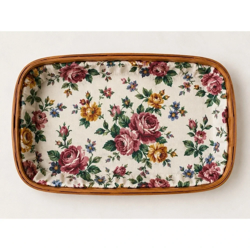 Longaberger Serving Tray Liner Garden Splendor 203541 NEW Liner Only